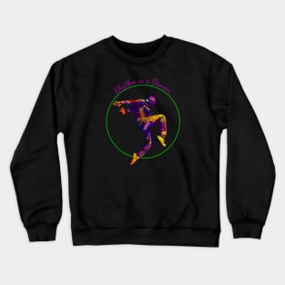 Rhythmic Groove - HipHop Dancer Crewneck Sweatshirt